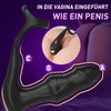 9 Wackelndes, schwingendes und vibrierendes Prostata-Massagegerät mit Penisring