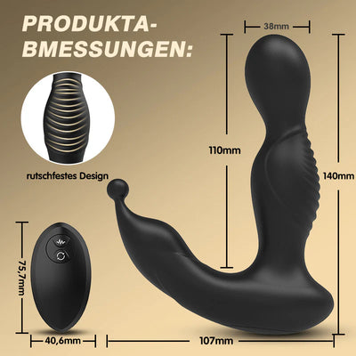 【NEW】Schwingender Engel - 10 Vibrationsmodi, 5 Schwingungsmodi, 360° Rundum-Stimulation, Prostata-Orgasmus-Meister