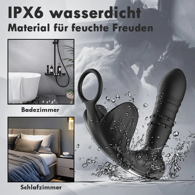 Prostatastimulation Ball mit 9 Teleskop-Vibrations App & Fernbedienung ANAL TOY