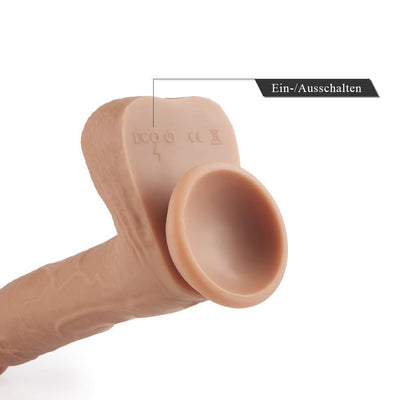 Realistiche Dildo 5 Stoßmodi 7 Vibrationsmodi Fernbedienung 17 cm MANNI