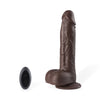 Dunkelbrauner Realistischer Dildo 5 Stoßen 10 Vibrieren  Dildo Frauen  Fondlove