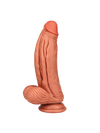 Realistischer Dildo mit starkem Saugnapf