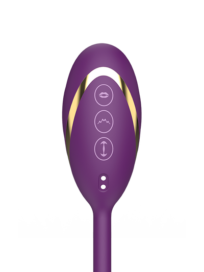 3 in 1 Vibrator mit Stoßfunktion und Leckenmodi für Frauen - Alpha