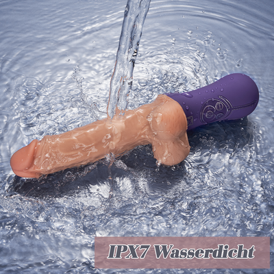 Veilchen 3 IN 1 Realistischer Dildo 6 Stoßen 10 Vibrieren Dildovibrator