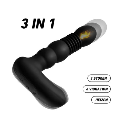 Prostata König 3 IN 1 6 Vibration 3 Stoßen Heizen Prostata Vibrator