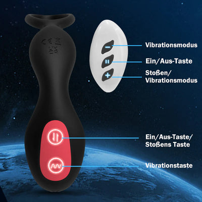 PALOS 3IN1 Prostata-Massagegerät 7 Vibrationen 7 Stoßen Wasserdicht