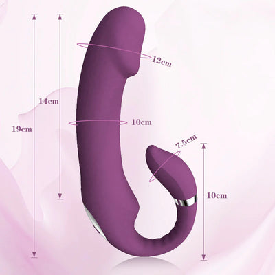 Ziehen Heizen Vibrator Multi-Punkt-Stimulation 10 Vibrationen Ziehen