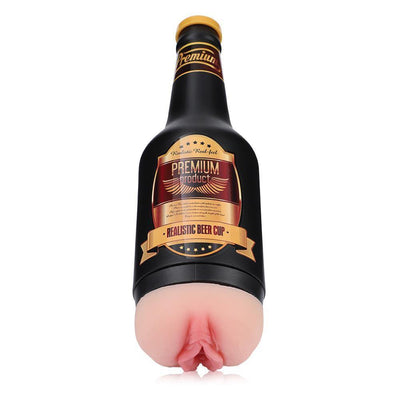 Bierflasche Manuell Cup Maturbator Mit Schamlippen Vagina XINSE