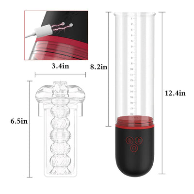 Penispumpe 9 Vibration 3 Saugmodi S-HANDE