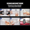 Transparenter Masturbator Cup diskrete 3D Oral Masturbatoren Moruioy