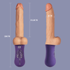 Veilchen 3 IN 1 Realistischer Dildo 6 Stoßen 10 Vibrieren Dildovibrator