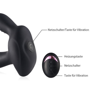 ANAL INNOVATOR 10 Vibration Prostata Vibrator mit Penisringe REG