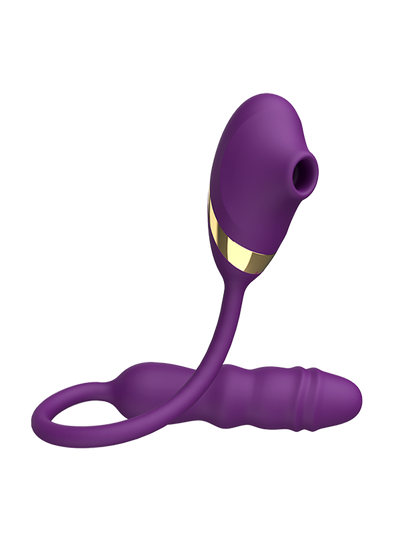 3 in 1 Vibrator mit Stoßfunktion und Leckenmodi für Frauen - Alpha