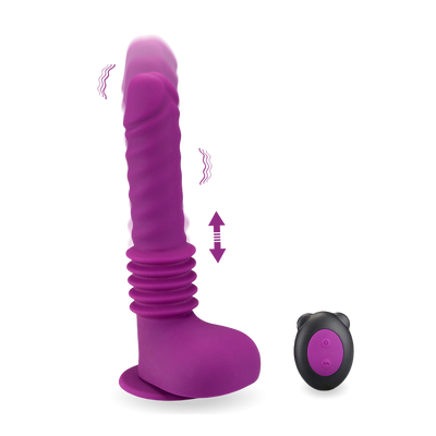 Dildo Vibrator 3 Teleskopmodi 10 Vibrationsmodi SIDA